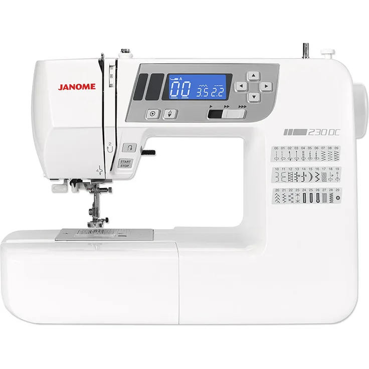 Janome DC 230 Computer-Nähmaschine, weiß