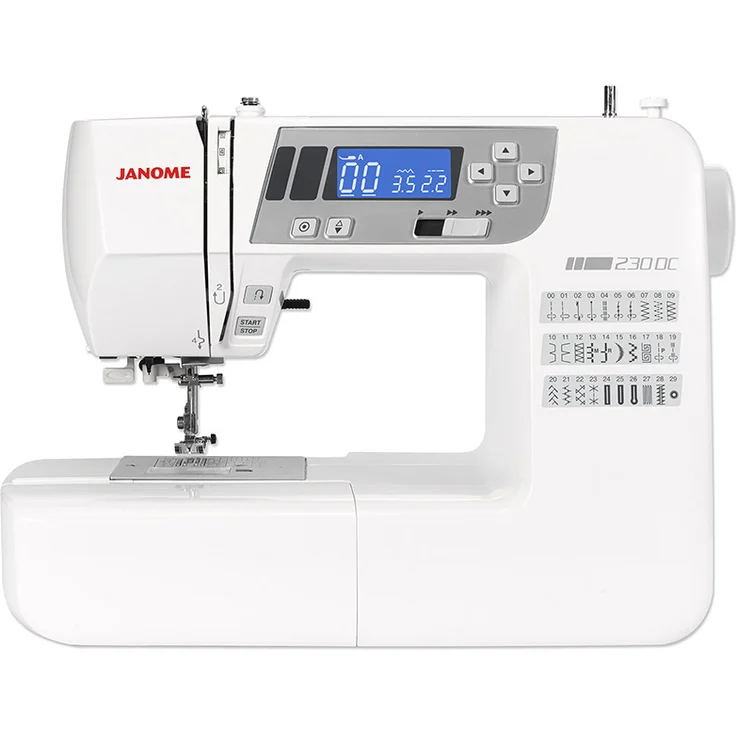 Janome DC 230 Computer-Nähmaschine, weiß – Bild 1
