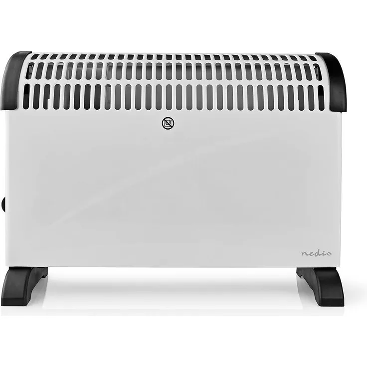 Nedis HTCO20FWT Konvektionsheizgerät Thermostat Lüfterfunktion 3 Stufen 2000 W Weiß, Konvektor