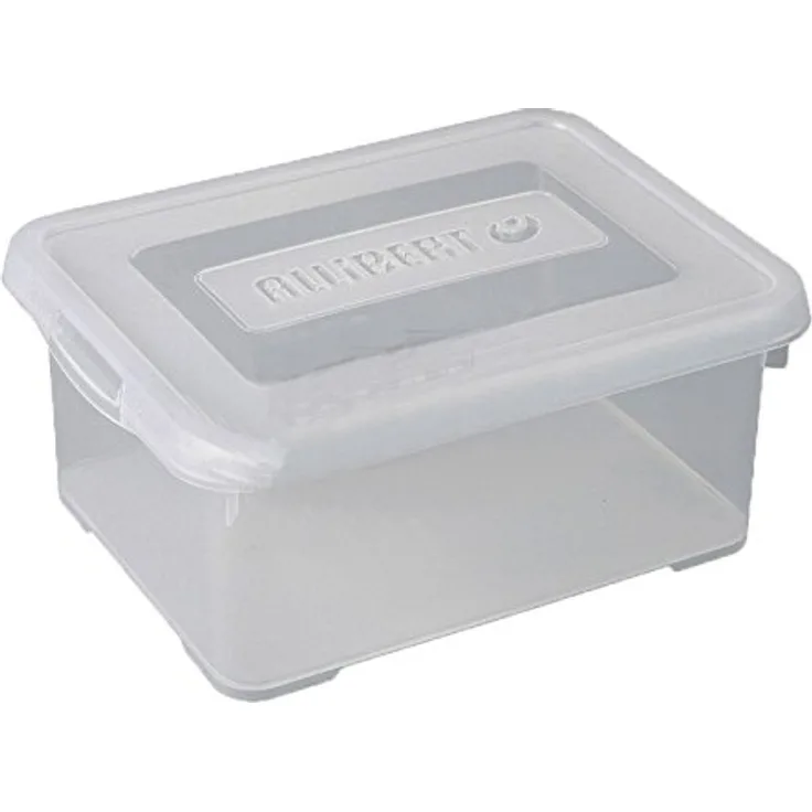Allibert Aufbewahrungsbox Handy 50l in transparent, Kunststoff, durchsichtig, 60 x 40 x 28 cm
