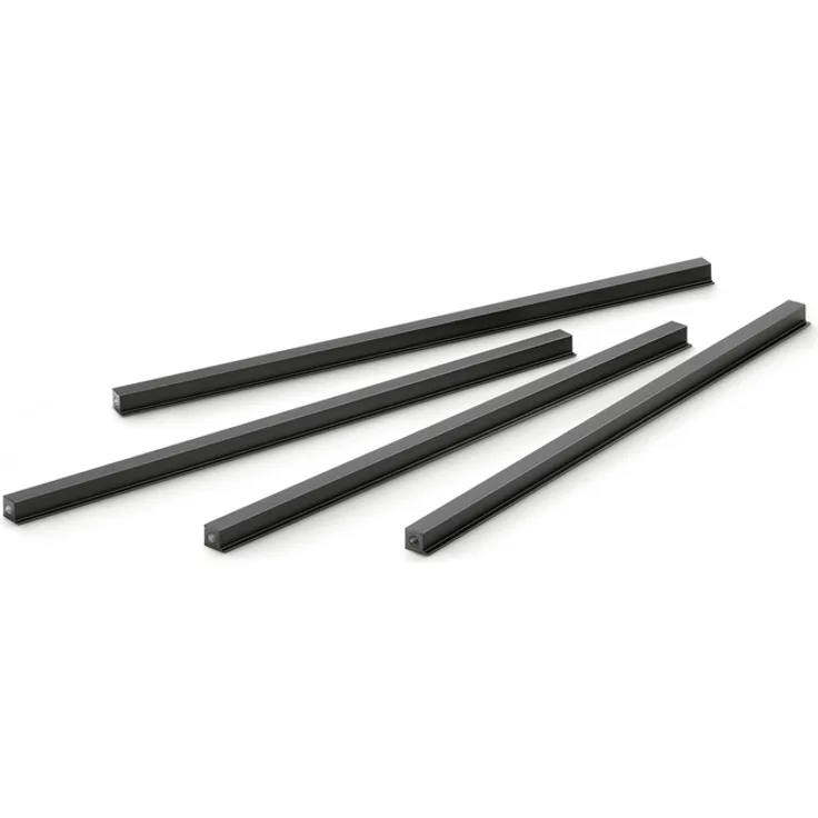 Naber 8051023 Cubo Streben Set 600, Regalsystem, schwarz matt