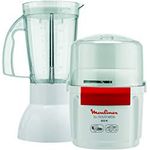 Moulinex AR6801 Zerkleinerer und Standmixer La Moulinette 800 W, Doppelmesser aus Edelstahl, weiß