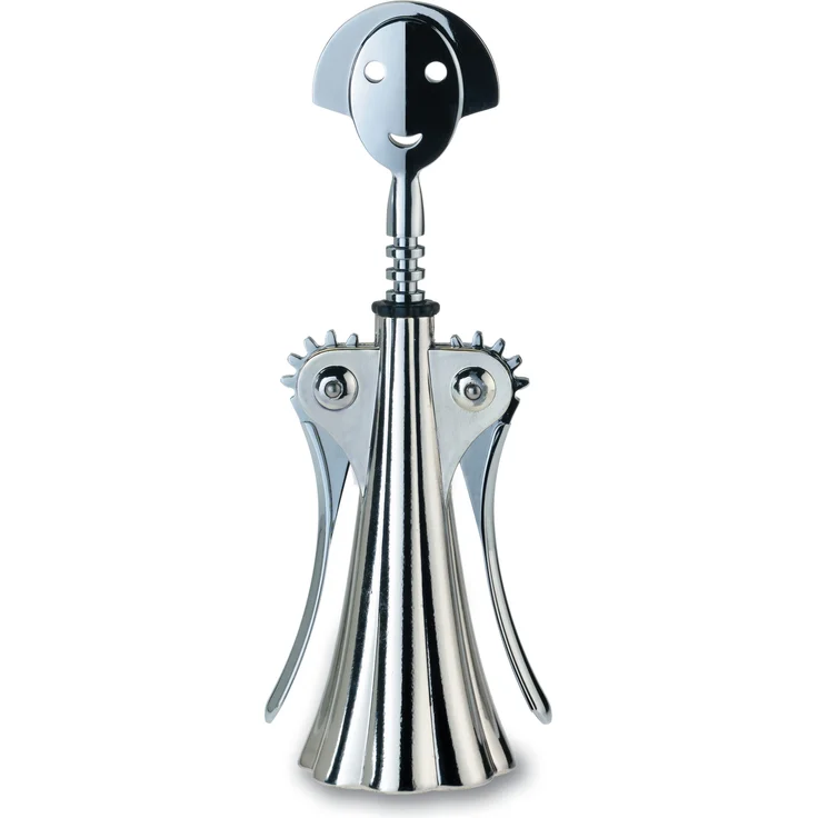Alessi A di Alessi AM01 Z Anna G. Design Korkenzieher, verchromter Zamak, Poliert