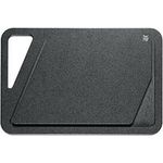 WMF Schneidebrett Tranchierbrett 45 x 30 cm rechteckig aus Kunsstoff mit Griff praktisch Saftrillen spülmaschinengeeignet leichte Reinigung hygienisch klingenschonend geschmacksneutral modern