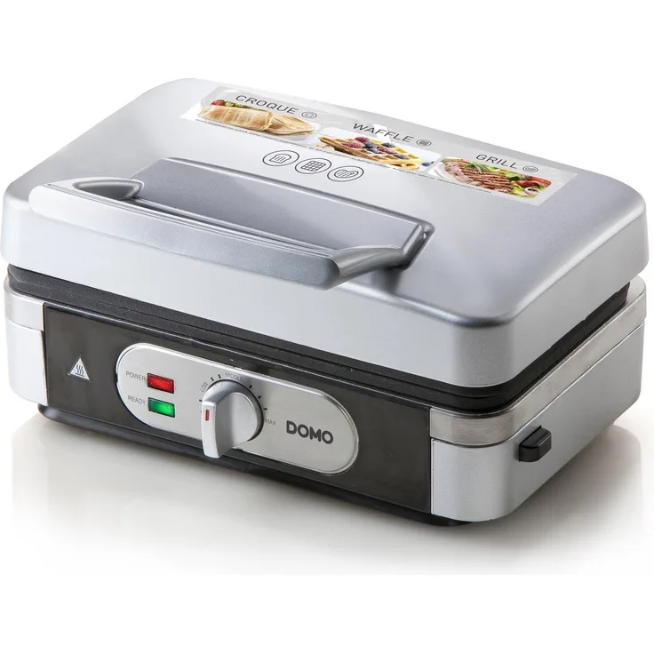 Domo DO9136C 3in1 Sandwichmaker mit Grillfunktion, 1000 Watt