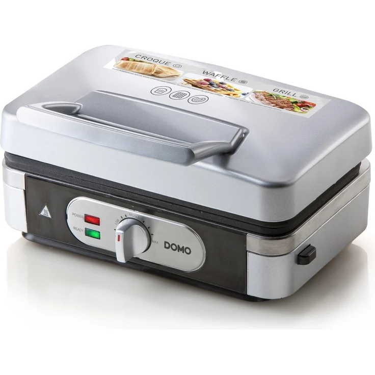 Domo DO9136C 3in1 Sandwichmaker mit Grillfunktion, 1000 Watt – Bild 1