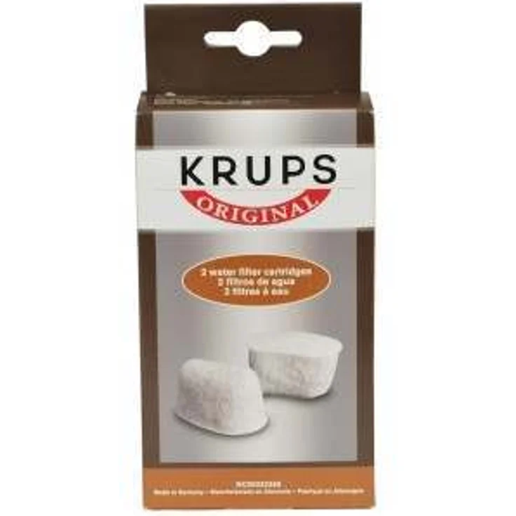 Krups Duo-Filter Set ohne Halterung, Wasserfilter, kompatibel mit Krups Pro Edition