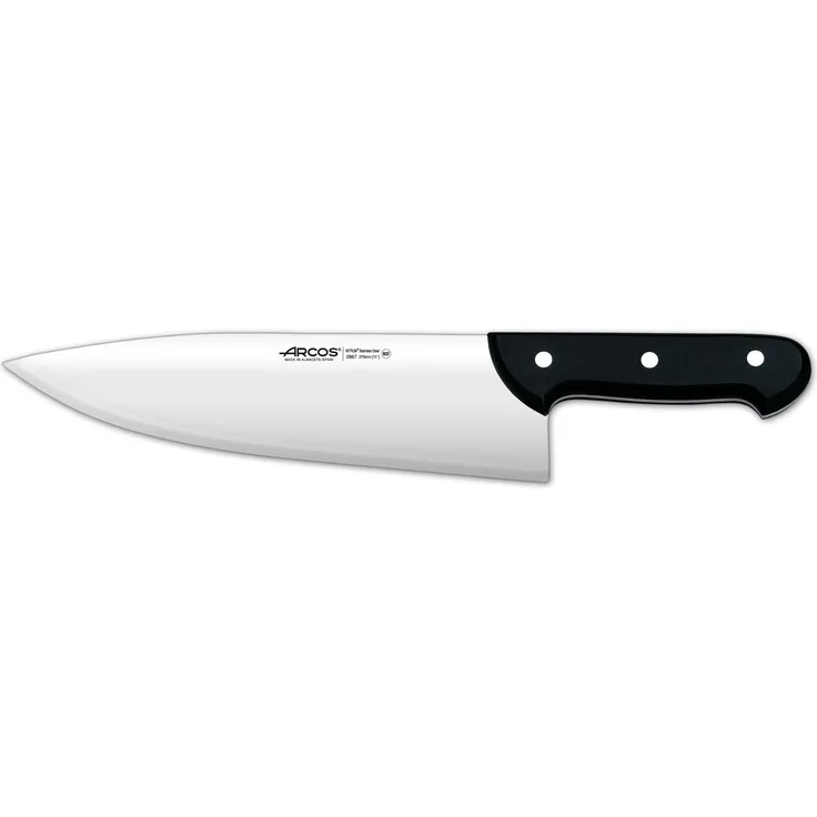 Arcos 286700 Metzgermesser, Acier_inoxydable, Schwarz, 275 mm