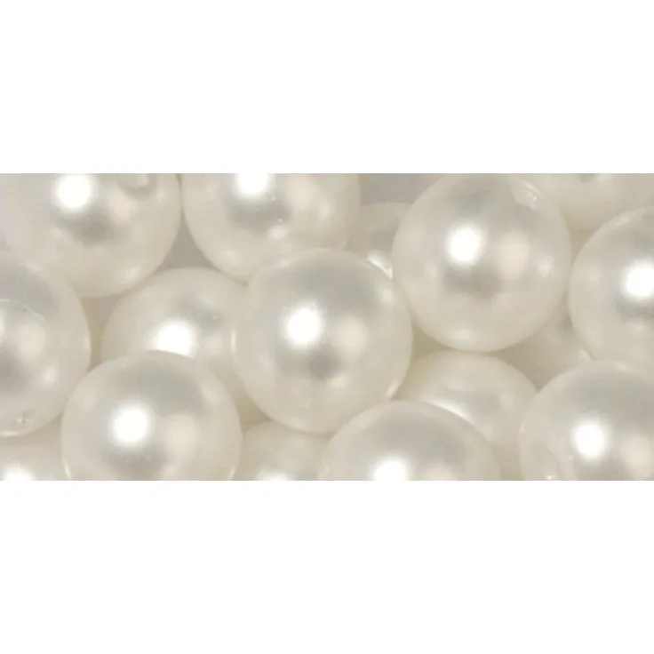 Rayher 14450100 - Renaissance Glaswachsperlen, matt , 12 mm, Dose 21