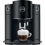 JURA D6 Kaffeevollautomat Piano Black, Puls-Extrationsprozess, Intelligent Water System, 1450 Watt, schwarz