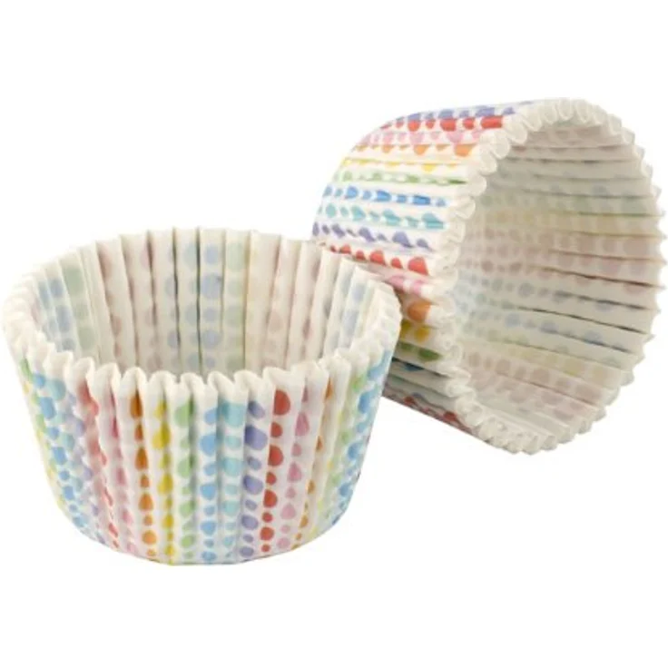 Tala Rainbow Dot Cupcake Cases Pack 32 – Bild 1