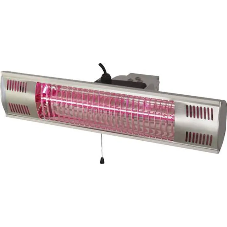 Silva Homeline 510021 IR-Kurzwellen-Strahler 1500W Silber (matt), Infrarotheizung