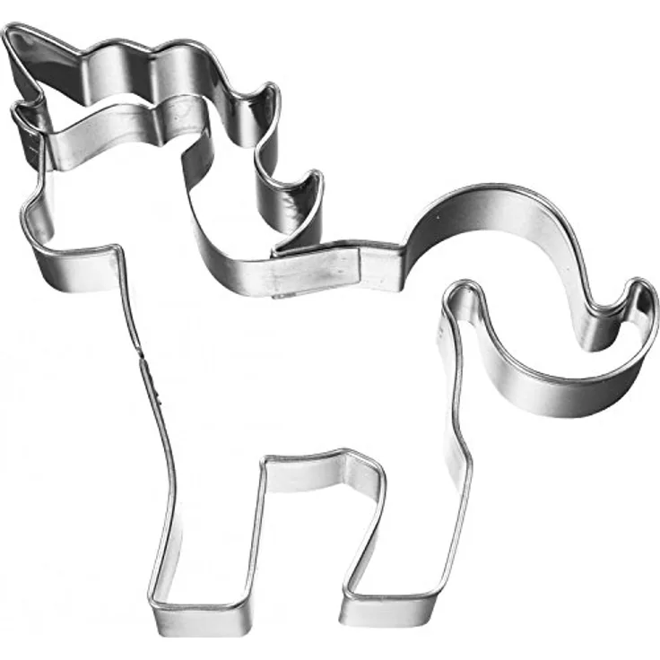 Birkmann 197381 Ausstechform Einhorn, Edelstahl 8,5 cm, 5 x 3 x 2 cm