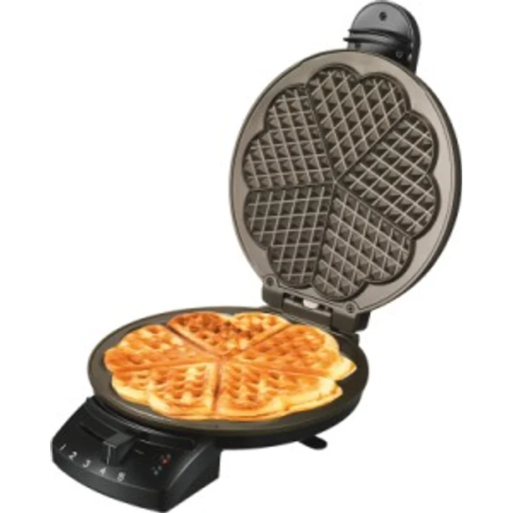 Unold 48235 Waffeleisen, Herz, Antihaftbeschichtet, 1200 Watt – Bild 2