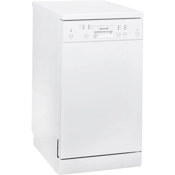 Hanseatic HG4585D107610HW, Geschirrspüler, D, Geräuschemissionsklasse C, Geräuschemissionen 49 Dezibel