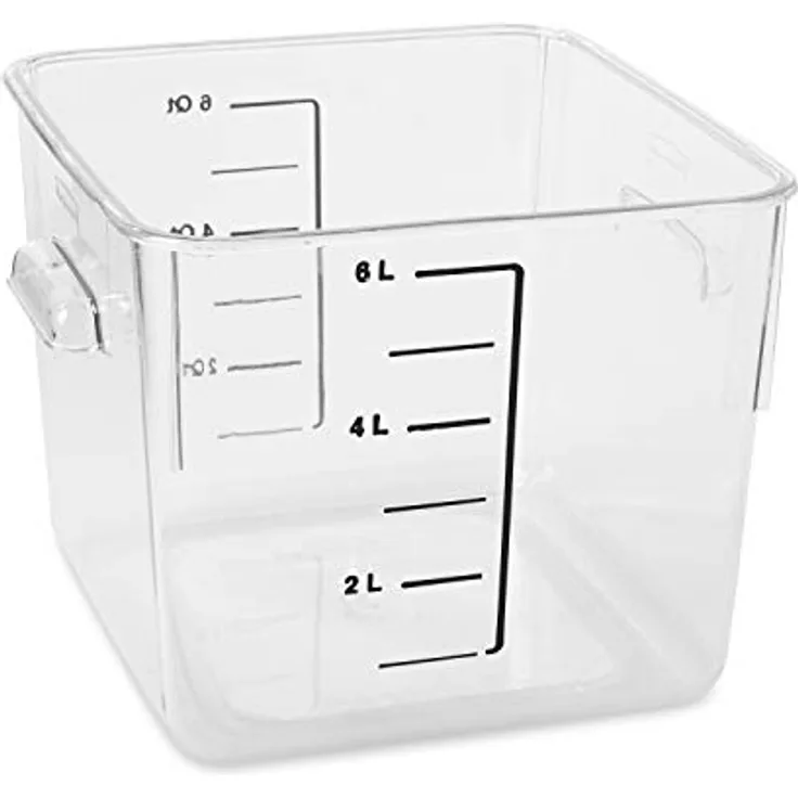Rubbermaid Commercial Products 5.7L Space Saving Container - Clear