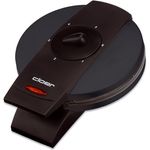 Cloer 1620 Waffelautomat für klassische Herzchen-Waffeln - 930 W - Waffelgröße 15,5 cm - stufenlos wählbarer Bräunungsgrad - schwarz