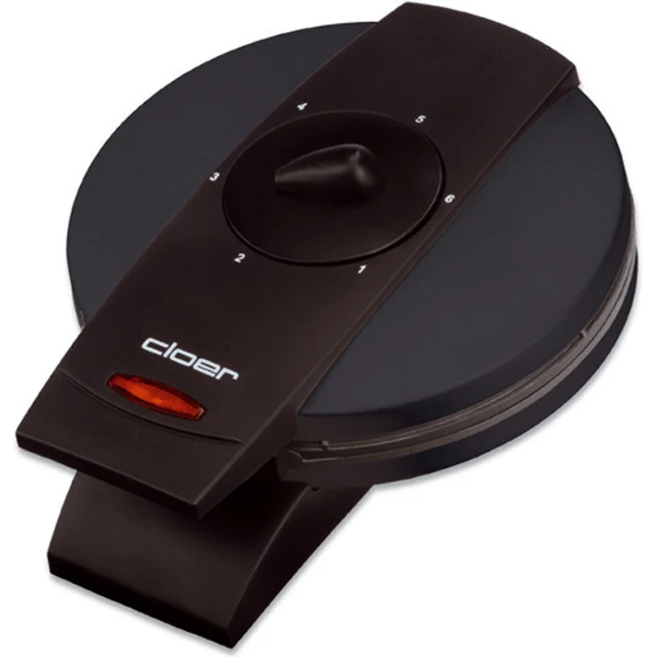 Cloer 1620 Waffelautomat für klassische Herzchen-Waffeln - 930 W - Waffelgröße 15,5 cm - stufenlos wählbarer Bräunungsgrad - schwarz – Bild 1