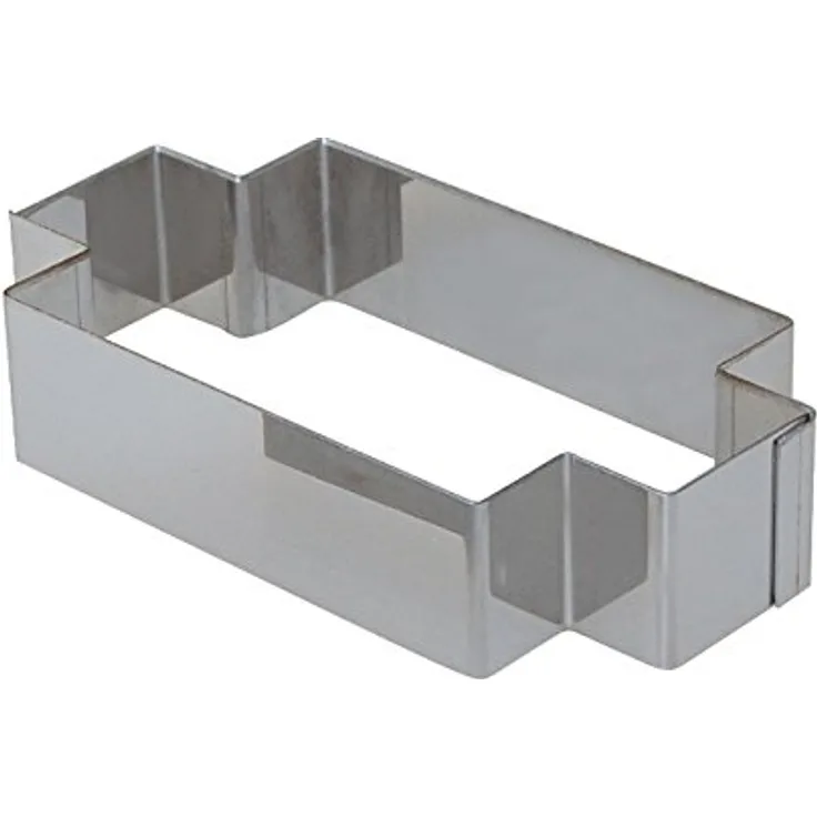 DE BUYER Ausstechform, Silikon, grau, 16 x 9.2 x 3.2 cm