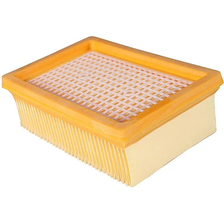 Flachfaltenfilter - Staubsaugerfilter - Abluftfilter - Hygienefilter für Kärcher Serie MV4, MV5, MV6, WD4, WD5, WD6