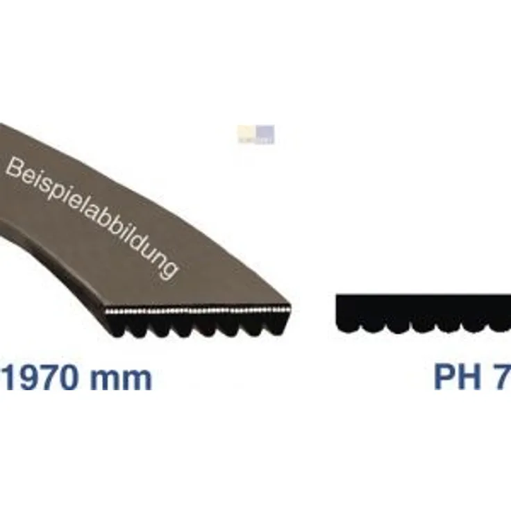Keilrippenriemen 1970PH7 wie Bosch 00416582 AEG 136603300-7 für Trockner