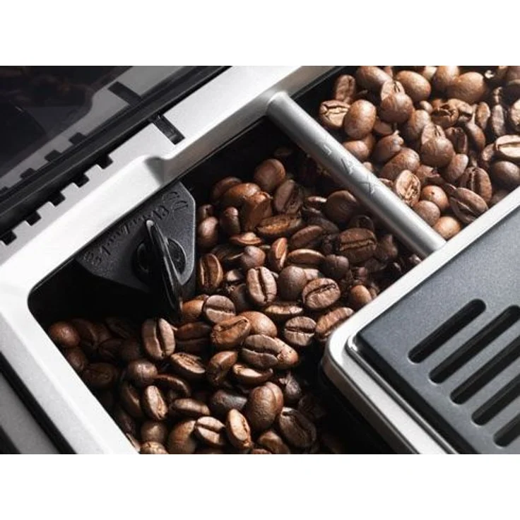 De'Longhi ECAM 23.466.S Kaffeevollautomat mit Milchsystem und integriertem Mahlwerk, Cappuccino und Espresso auf Knopfdruck, Digitaldisplay mit Klartext, 2-Tassen-Funktion, Großer 1,8 Liter Wassertank, silber – Bild 6