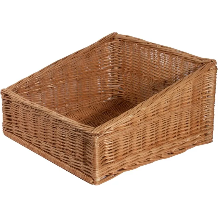 Contacto Brötchenschütte/Regalkorb, lackiert, 45x45x13cm, Höhe hinten: 22 cm