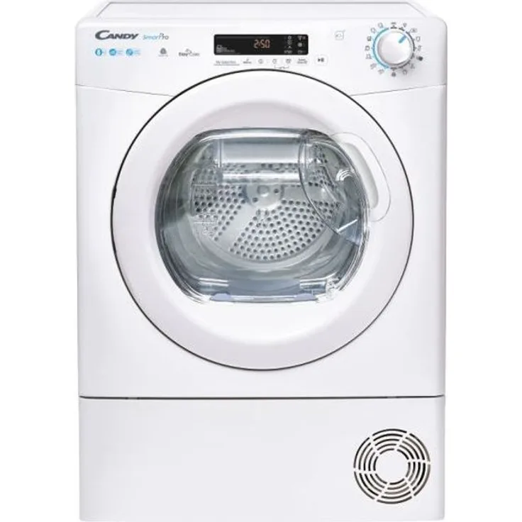 Candy CSOE H8A2DE-S, Wärmepumpentrockner, A++, Fassungsvermögen 8 kg, Standgerät, Breite 60 cm, Woll-Programm, Startzeitvorwahl