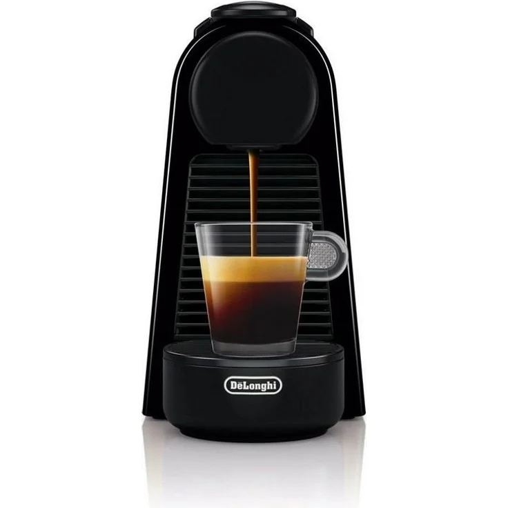 De'Longhi Nespresso Essenza Mini EN 85.B Kaffeekapselmaschine Welcome Set mit Kapseln in unterschiedlichen Geschmacksrichtungen 19 bar Pumpendruck, Platzsparend, Schwarz – Bild 1