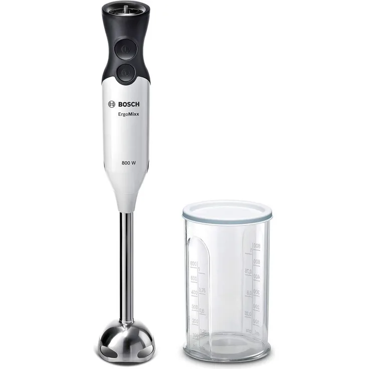 Bosch ErgoMixx Handmixer, 800 W, Edelstahl, 12 Geschwindigkeiten