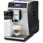 De'Longhi Autentica Cappuccino ETAM 29.660.SB Kaffeevollautomat mit Milchsystem und integriertem Mahlwerk, Cappuccino und Espresso auf Knopfdruck, Digitaldisplay mit Klartext, 2-Tassen-Funktion, silber