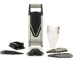 Börner Gemüsehobel V6 ExclusiveLine Profi Set, Kunststoff, mit 2 Messereinschüben und Dockingstation