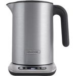 Kenwood Wasserkocher Persona SJM610, Teekocher mit Temperatureinstellung und Warmhalte-Funktion, 1,7 l, LCD Display, Metallgehäuse, 2200 Watt, silber