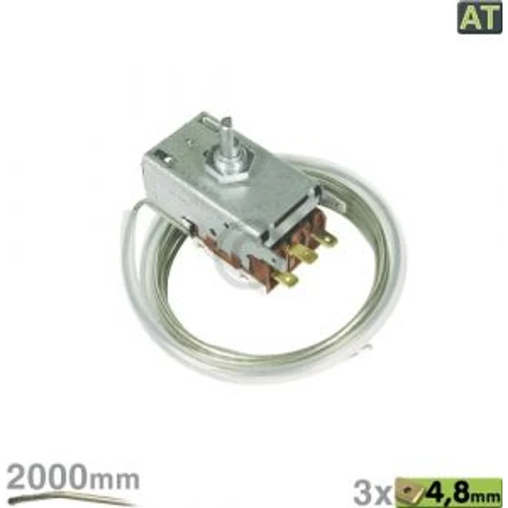 Thermostat K57-L2835 Ranco 2000mm Kapillarrohr 3x4,8mm AMP Liebherr