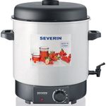 SEVERIN EA 3653 Einkoch- und Heißgetränkeautomat (1.800 W, Inhalt: 29 Liter oder 14 à 1L Rundrandgläser (100) mit Auslaufhahn)