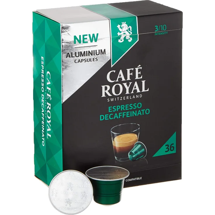 Café Royal 36 Espresso Decaffeinato Nespresso, Kapseln