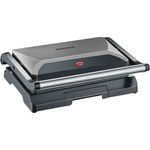 SEVERIN KG 2394 Kontaktgrill 800 W, Kompakt mit Slim-Design metallic grau-schwarz