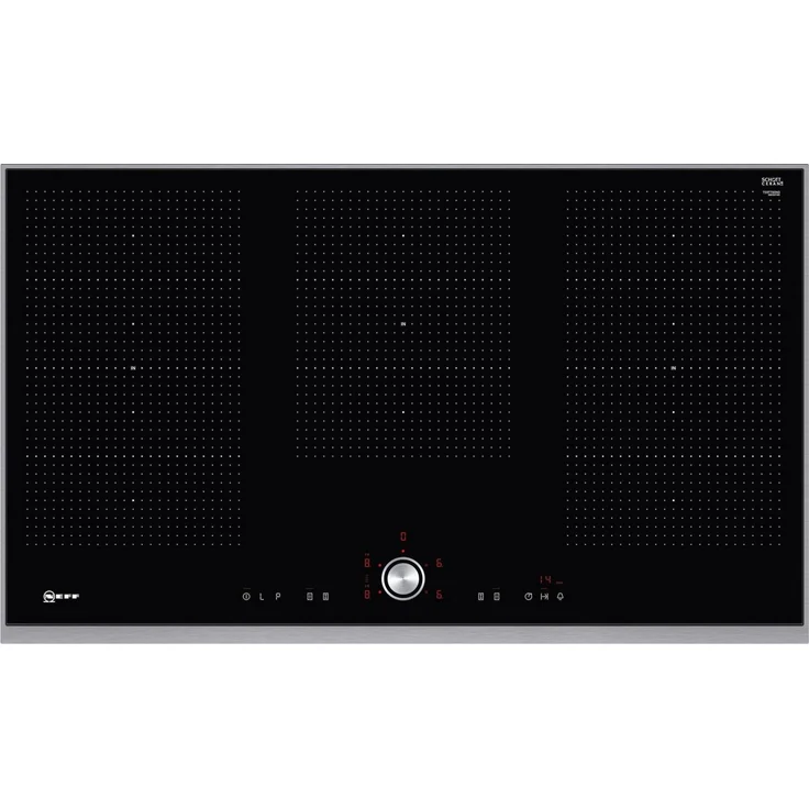 Neff T59TT60N0 (TTT 5960 N), Induktionskochfeld, Autark ja, Betriebsart elektrisch, Anzahl der Kochstellen 5, Breite 91,8 cm, mit Rahmen aufliegend, schwarz – Bild 1