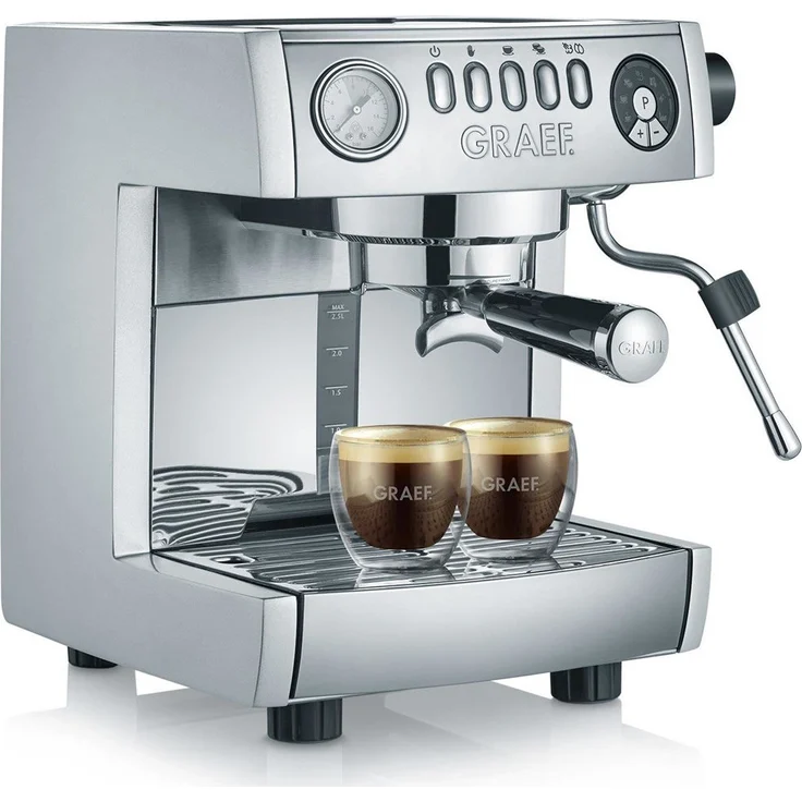Graef ES850EU Espressomaschine, Aluminium, Edelstahl, Silber – Bild 1