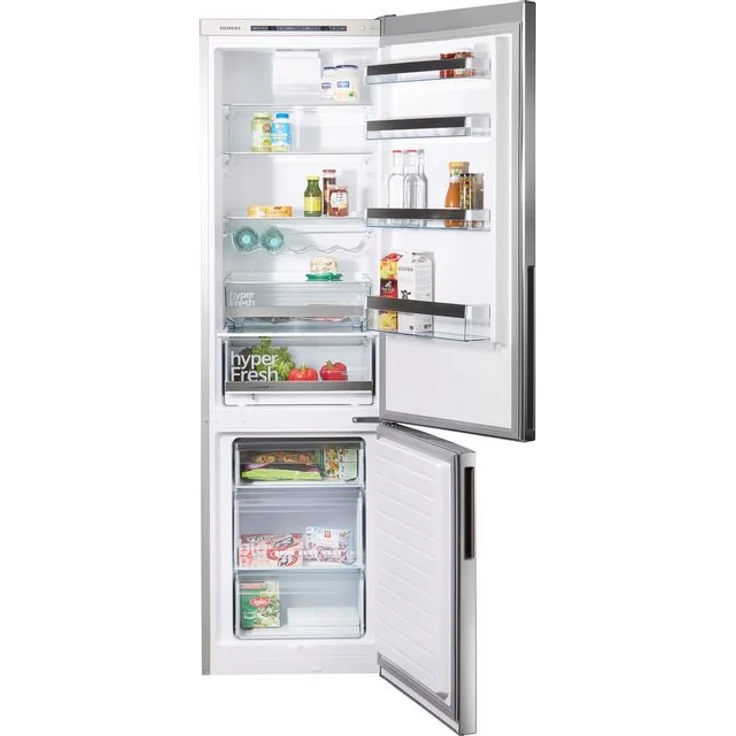 Siemens KG39EAICA Kühl-Gefrierkombination, freistehend, silber, LowFrost, 0-Grad-Zone, Schnellgefrieren, LED, Breite 60 cm – Bild 6