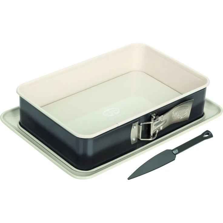 Springform Rechteck Backform Kuchenform 30 cm mit Kuchenlöser 4521 Dr. Oetker – Bild 1