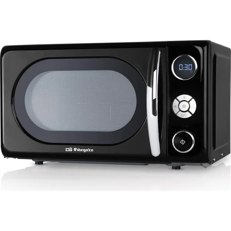Orbegozo MIG 2044 Mikrowelle mit Grill, Standgerät, 20 Liter Garraum, 10 Leistungsstufen, 8 vorkonfigurierte automatische Menüs, Multifunktions-Kochsystem, digitales LED-Display