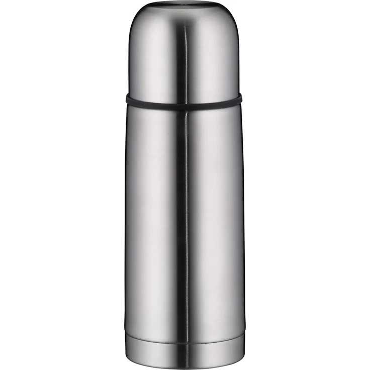 alfi 5457.205.050 Isolierflasche IsoTherm, Edelstahl mattiert, 0,5 Liter, Drehverschluss, 12 Stunden heiß, 24 Stunden kalt, BPA-Free – Bild 1