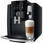 Jura S8 15381 Kaffeevollautomat, mit Milchsystem, Touchscreen, 15 bar Pumpendruck, piano black