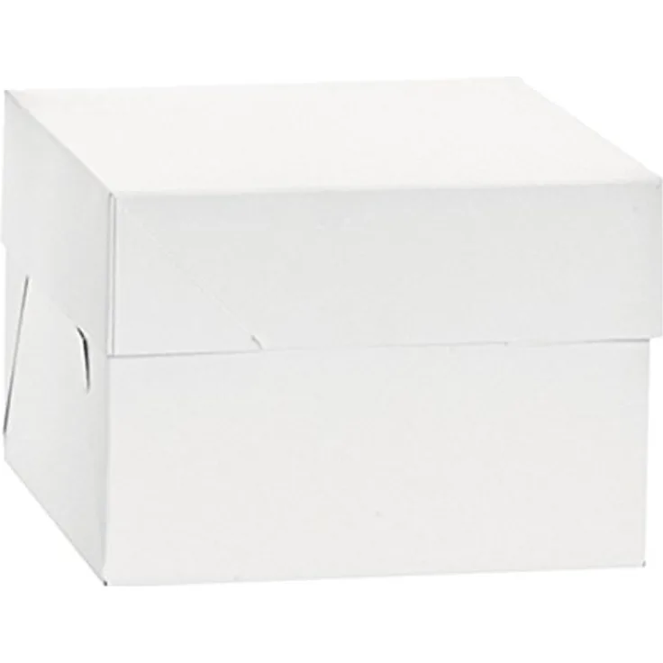 Decora 0339483 TORTENKARTON MIT Deckel 40,5X40,5X25 cm