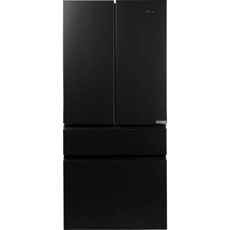 Hisense RF540N4SBF2 French-Door-Kühlschrank, freistehend, schwarz, NoFrost, Festwasseranschluss, LED, Türalarm, Schnellgefrieren, Breite 79.4 cm – Bild 2