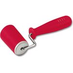 KAISER Backform-Roller 6,5 cm KAISERflex Red 100% lebensmittelechtes Silikon mit Metallkern ergonomische Griffe hohe Formstabilität und Flexibilität