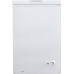 PKM GT100 Gefriertruhe, freistehend, weiß, Breite 54.5 cm, Energieklasse F