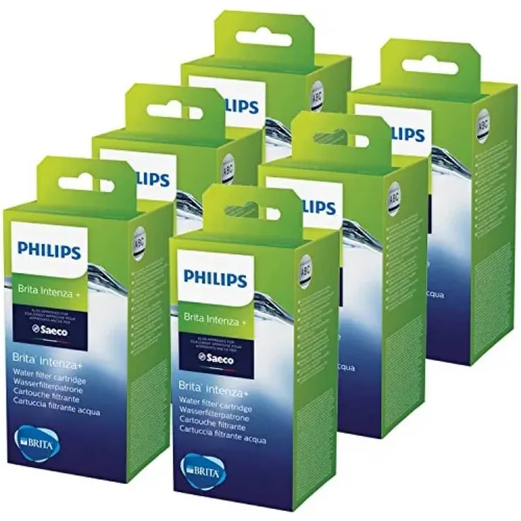 Saeco Intenza+ Wasserfilter von BRITA, Filter, Kartusche, 6er Pack, kompatibel mit Philips und Saeco Vollautomaten mit Intenza+ Technologie