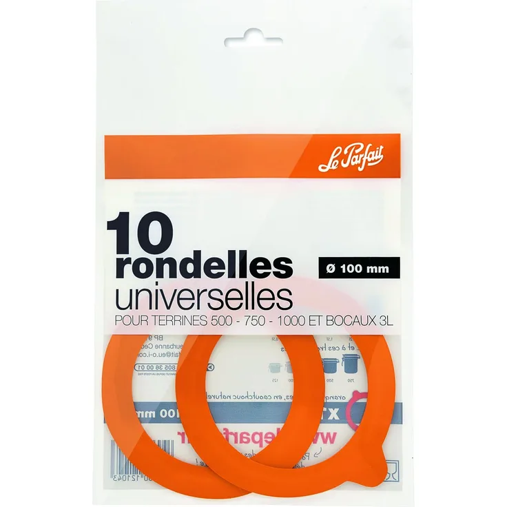 RONDELLES 82X111 100MM UNIV 'x10' - LE PARFAIT